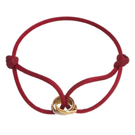 red cartier bracelet|trinity bracelet by cartier red.